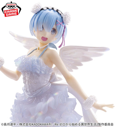 Re Zero Rem Clear and Dressy Special Color Ver ESPRESTO Banpresto Figure 22cm