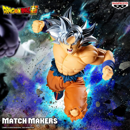 Dragon Ball Super Son Goku Ultra Instinct Match Makers VS Jiren Figure 13cm Banpresto