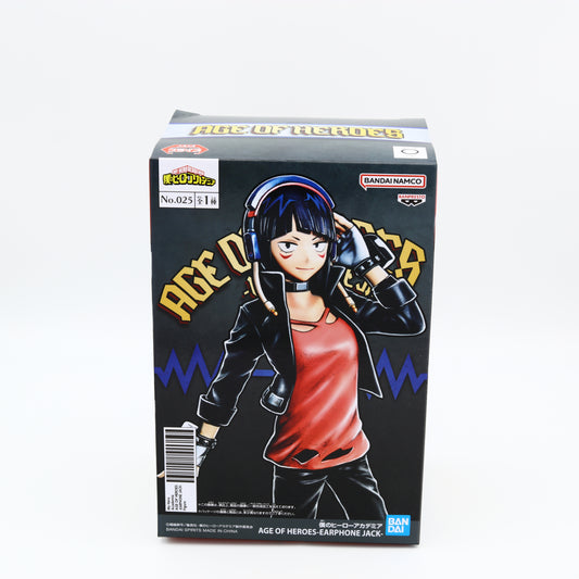 My Hero Academia Earphone Jack Kyoka Jiro Figure Age of Heroes Banpresto New