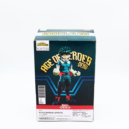 My Hero Academia Izuku Midoriya Figure | Age of Heros | No. 017 | Banpresto