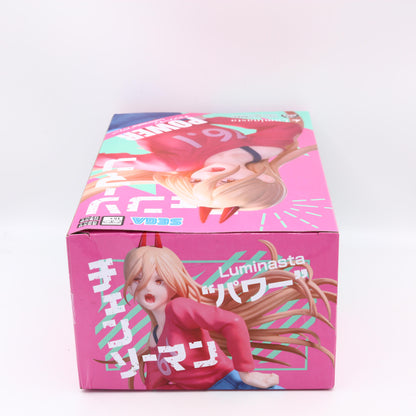 Chainsaw Man Power Luminasta Figure with Meowy 22cm SEGA