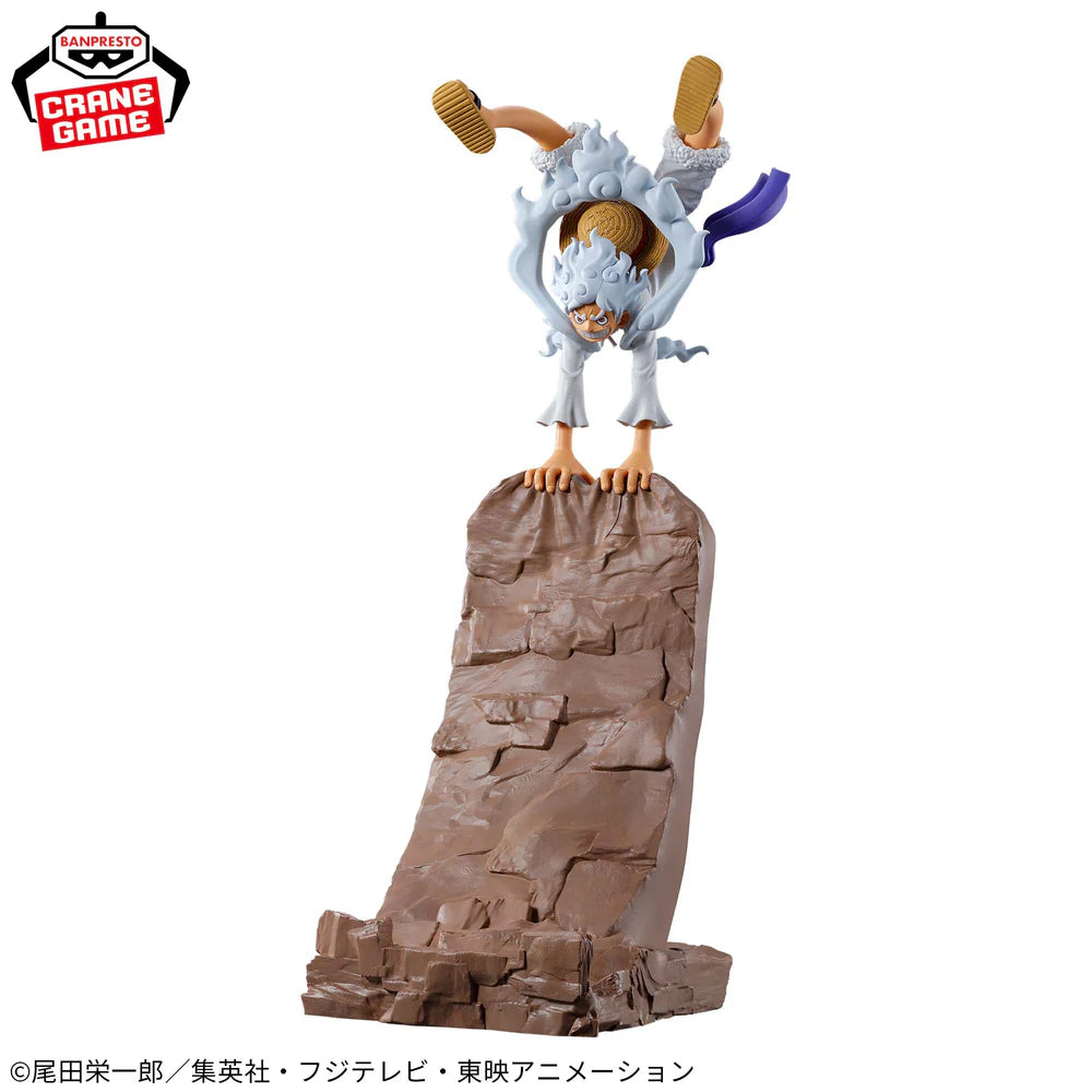 One Piece Monkey D Luffy Gear 5 Fig Life Mobile Phone Stand 10cm Banpresto
