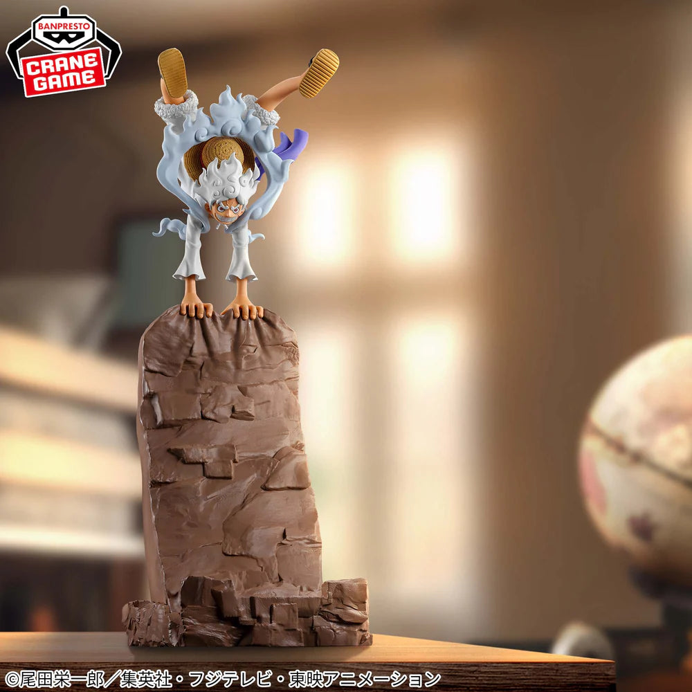One Piece Monkey D Luffy Gear 5 Fig Life Mobile Phone Stand 10cm Banpresto