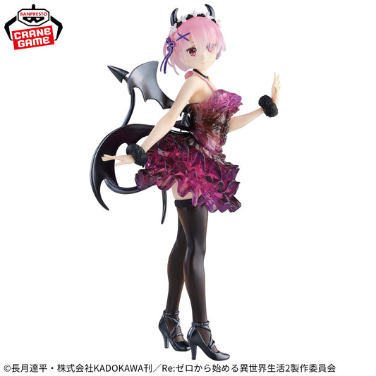 Re:Zero Ram ESPRESTO Clear & Dressy Special Colour Ver. Figure 22cm Banpresto - image 1
