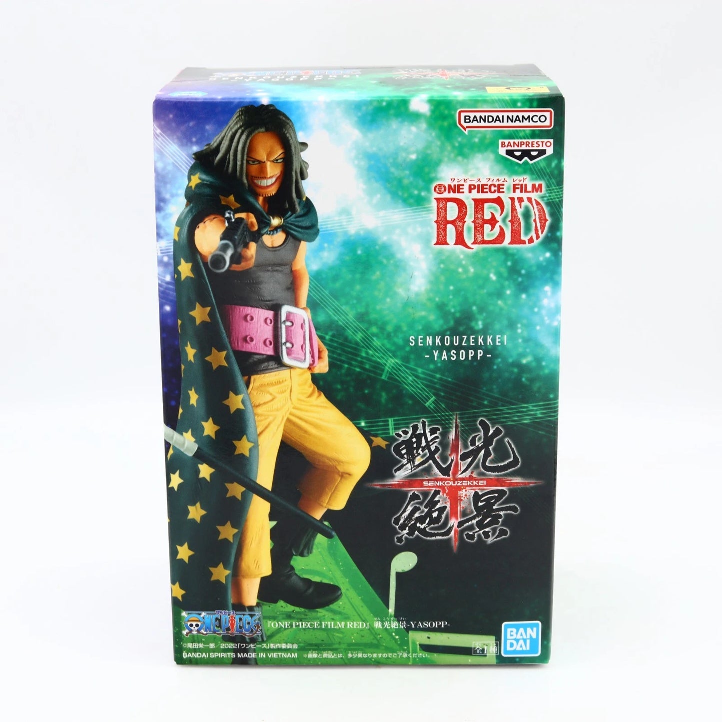 One Piece Film Red Yasopp Senkozekkei figure from One Piece by Banpresto