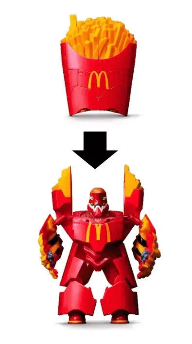Evangelion x McDonald's Value Set Figure Big Mac Fries Shake Japan Exclusive