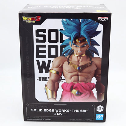 Dragon Ball Z Broly Blue Hair Solid Edge Works Figure 22cm Banpresto