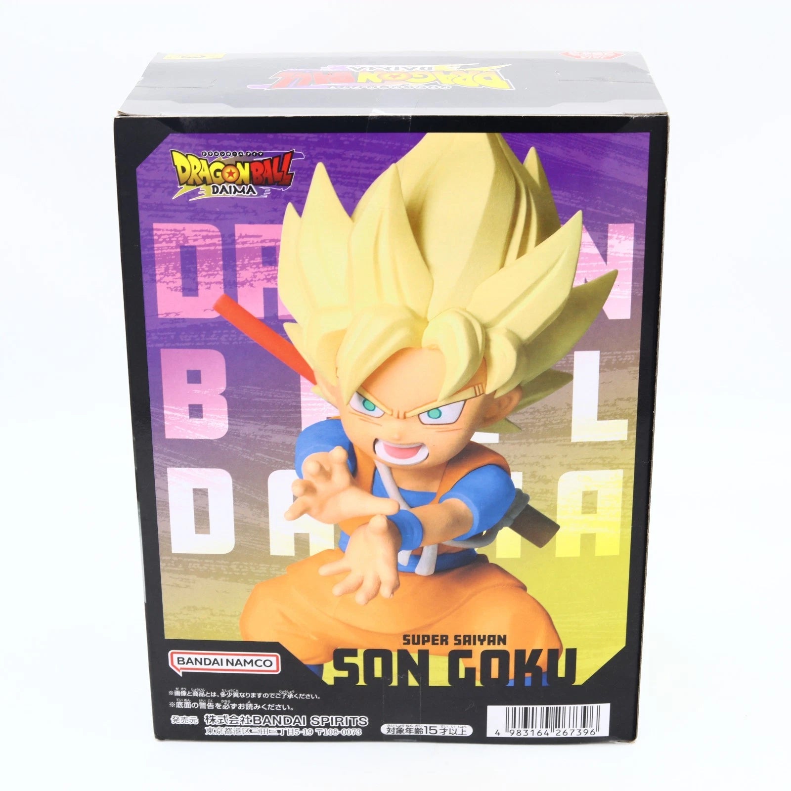 Dragon Ball Daima Super Saiyan Son Goku Mini Figure with Panel 13cm Banpresto