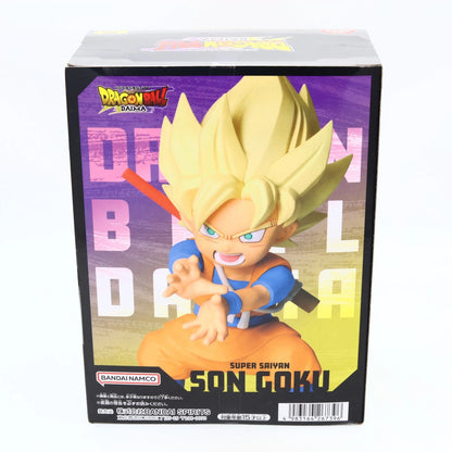 Dragon Ball Daima Super Saiyan Son Goku Mini Figure with Panel 13cm Banpresto