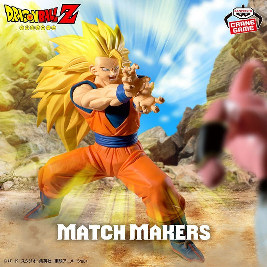 Dragon Ball Z Super Saiyan 3 Son Goku Match Makers Figure 17cm Banpresto