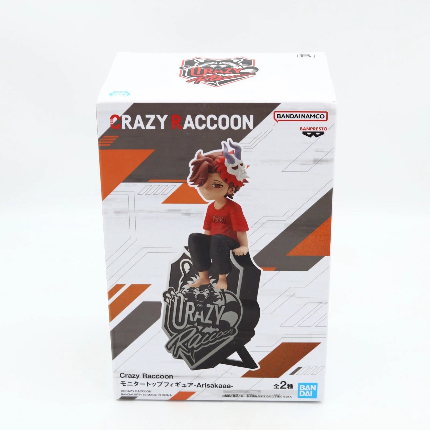 Crazy Raccoon Arisakaaa Version B Monitor Top Banpresto Figure 17cm
