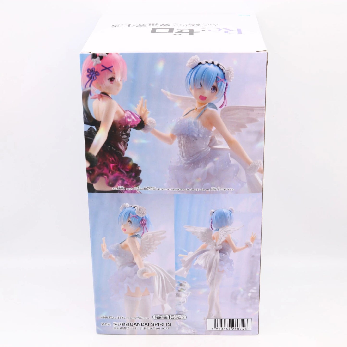 Re Zero Rem Clear and Dressy Special Color Ver ESPRESTO Banpresto Figure 22cm