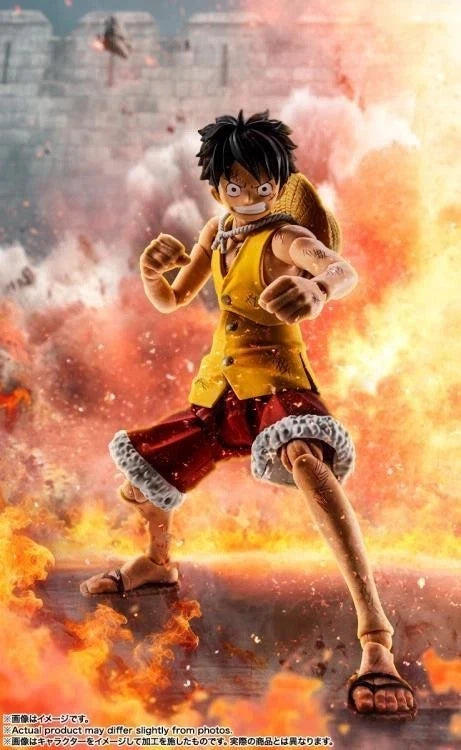 One Piece Monkey D. Luffy Marineford S.H.Figuarts Figure 14.5cm Bandai Spirits