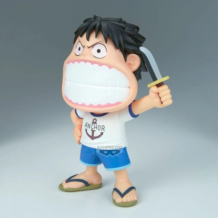 One Piece Monkey D. Luffy Big Sofvimates Figure 15cm Banpresto
