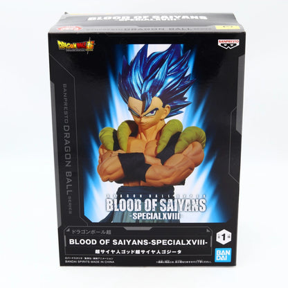 Dragon Ball Super Gogeta Blood Of Saiyans Special XVIII Figure 18cm Banpresto