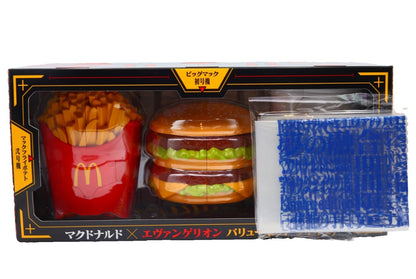 Evangelion x McDonald's Value Set Figure Big Mac Fries Shake Japan Exclusive