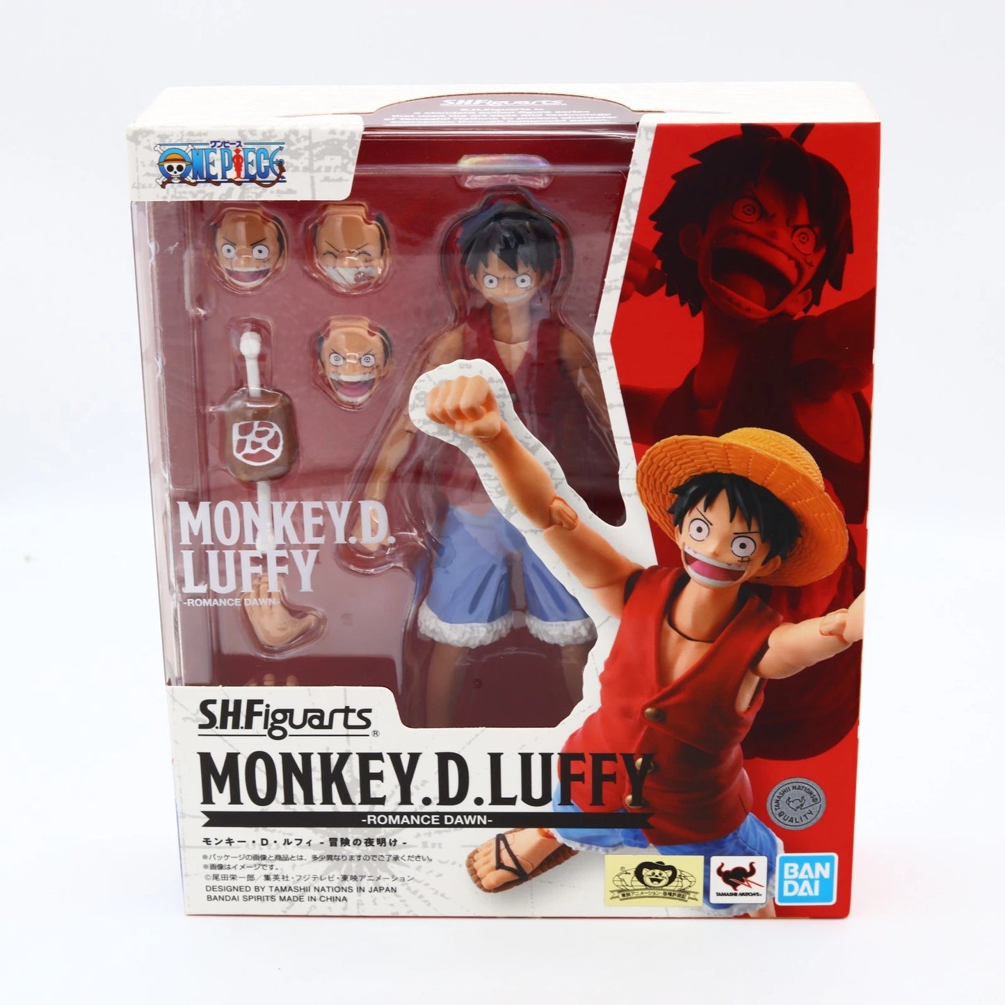 One Piece Monkey D. Luffy Romance Dawn S.H.Figuarts Figure 14.5cm | Bandai Spirits