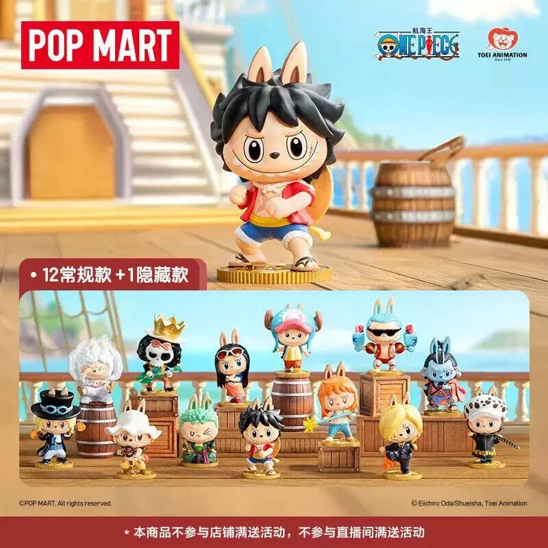 POPMART | Labubu × One Piece Blind Box (Lot Complet x12) | Authentique et Non Ouvert