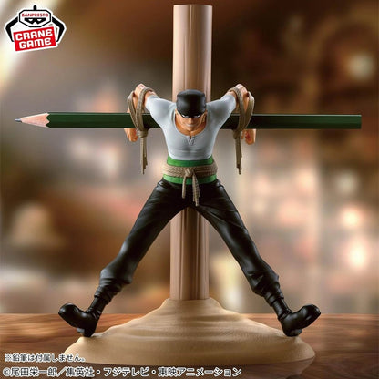 One Piece Roronoa Zoro Pirate Hunter Fig Life Figure 17cm Banpresto