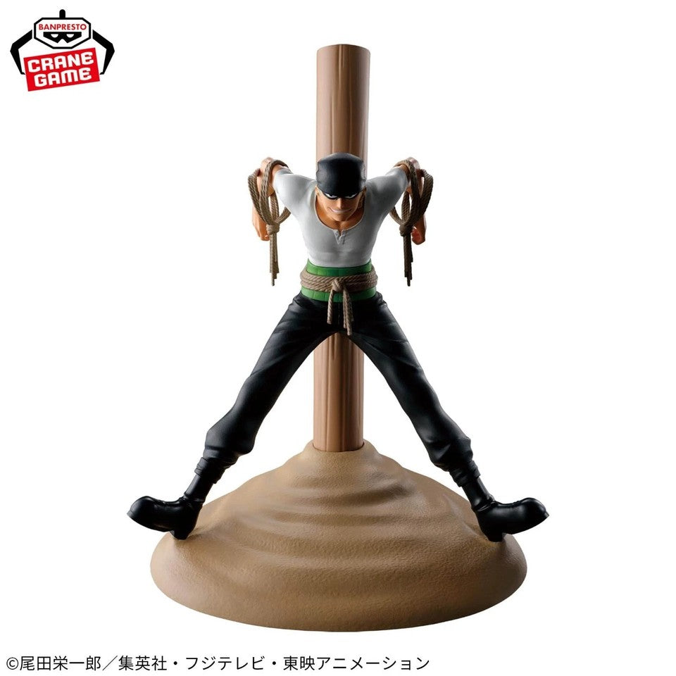 One Piece Roronoa Zoro Pirate Hunter Fig Life Figure 17cm Banpresto