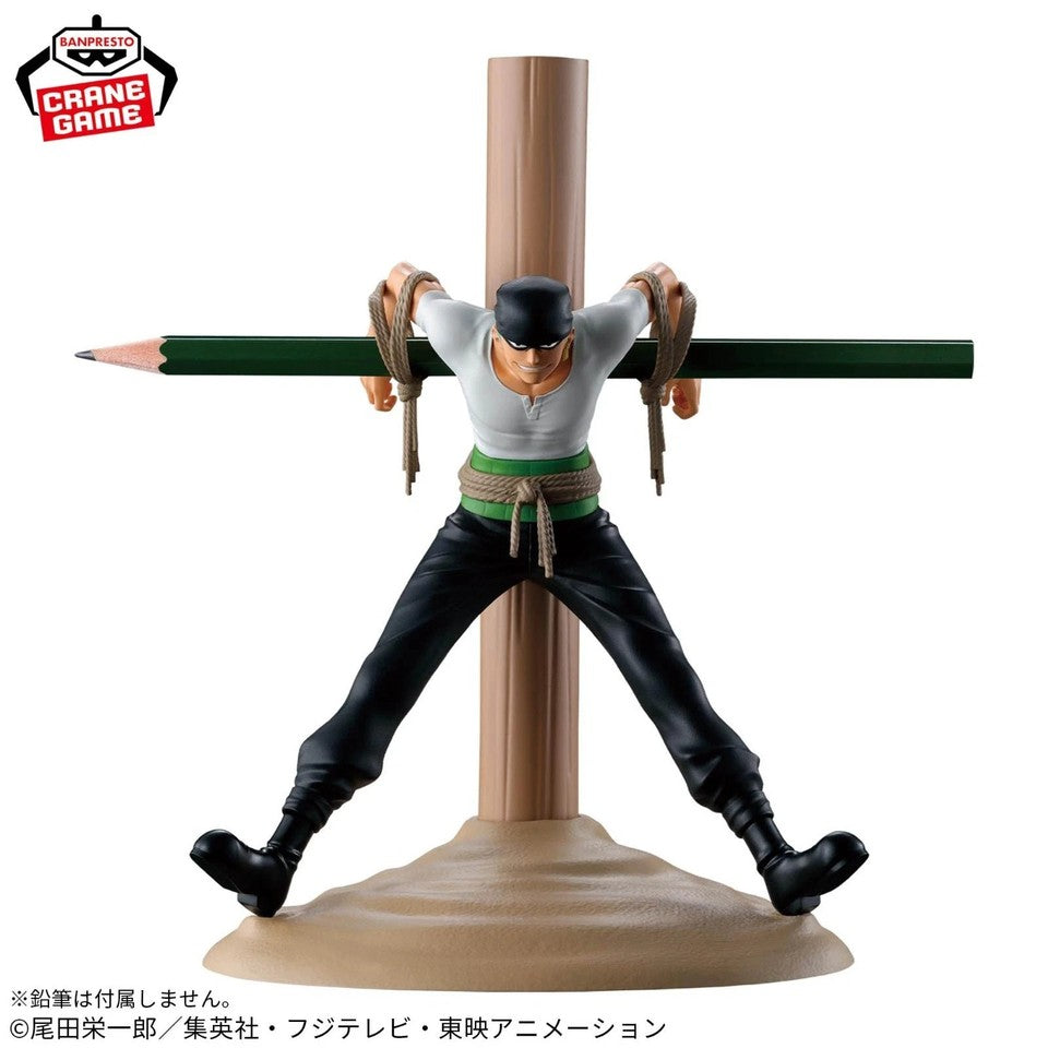One Piece Roronoa Zoro Pirate Hunter Fig Life Figure 17cm Banpresto