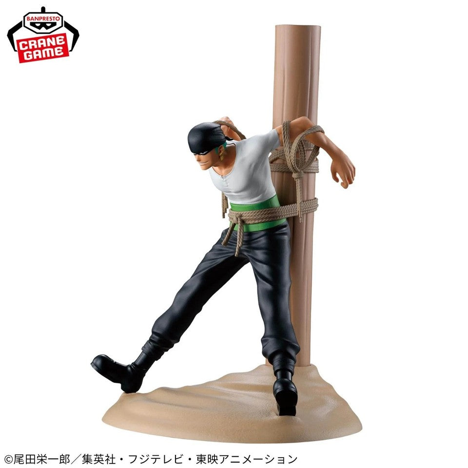 One Piece Roronoa Zoro Pirate Hunter Fig Life Figure 17cm Banpresto