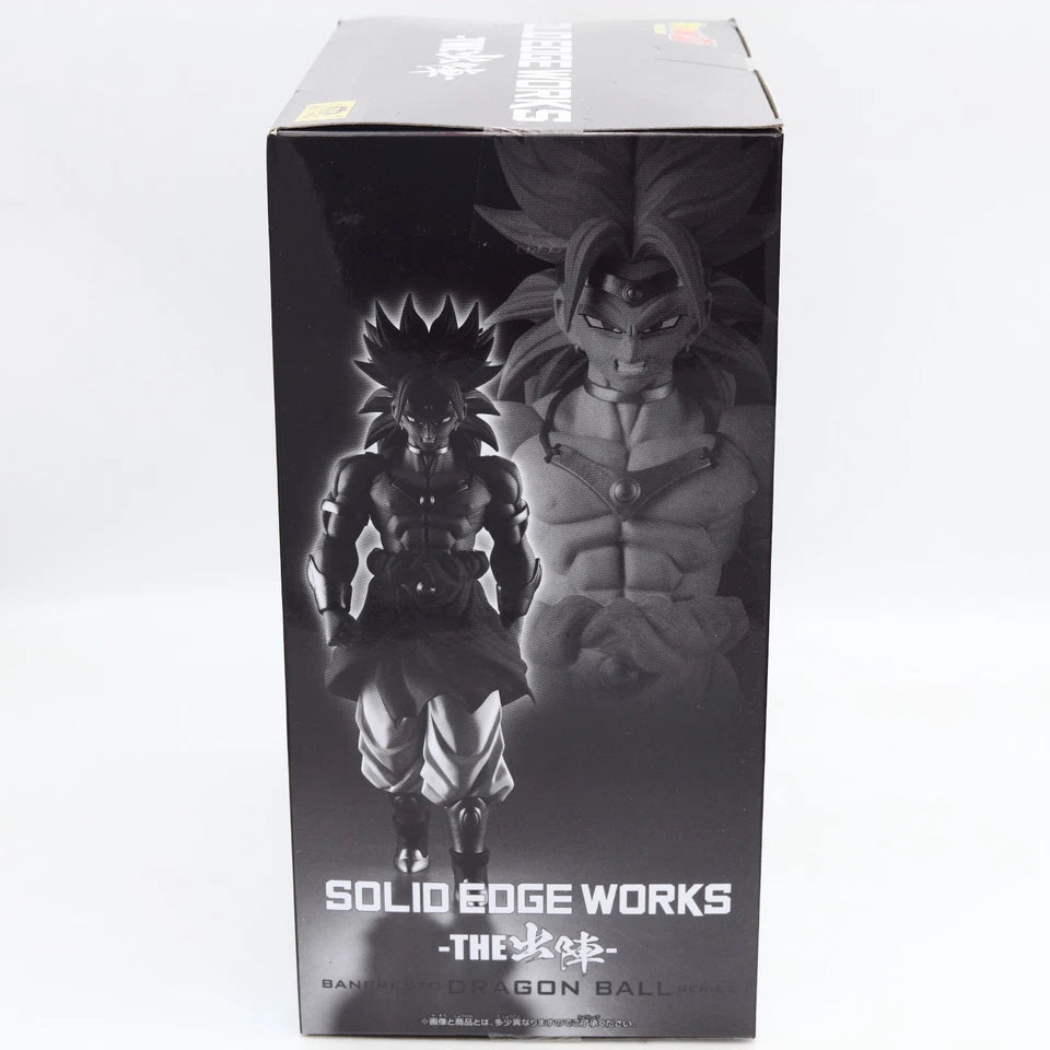 Dragon Ball Z Broly Blue Hair Solid Edge Works Figure 22cm Banpresto