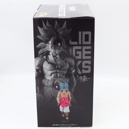 Dragon Ball Z Broly Blue Hair Solid Edge Works Figure 22cm Banpresto