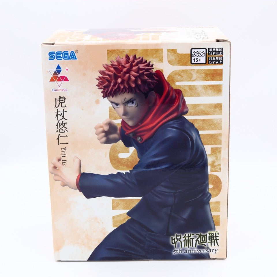 Jujutsu Kaisen Yuji Itadori 5th Anniversary Luminasta Figure 18cm SEGA