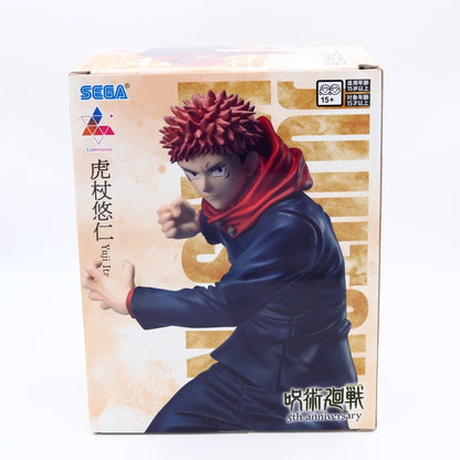 Jujutsu Kaisen Yuji Itadori 5th Anniversary Luminasta Figure 18cm SEGA