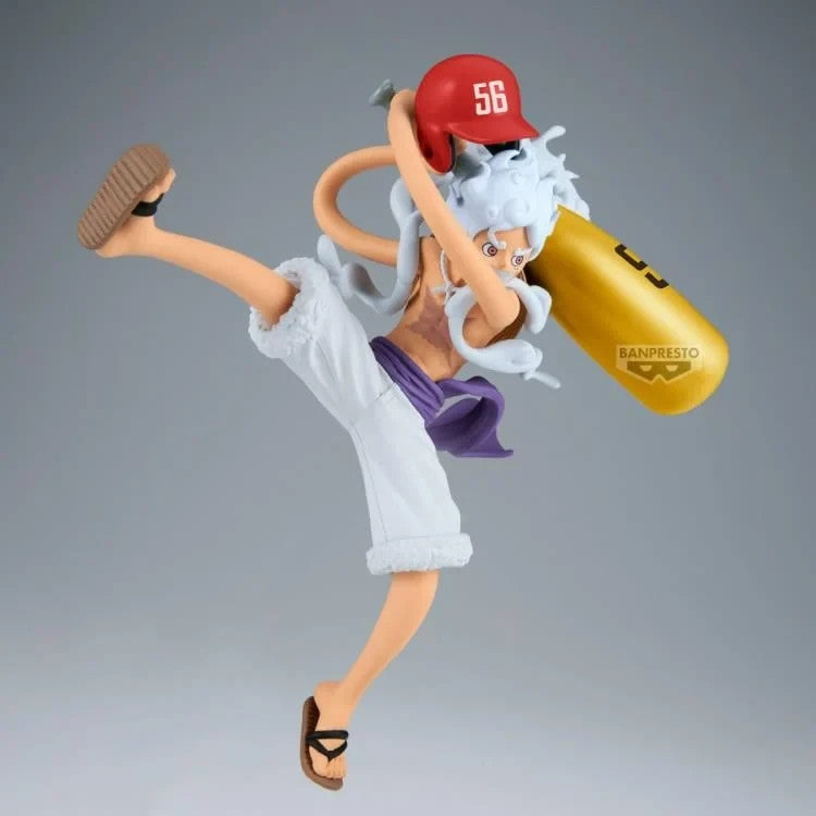One Piece Monkey D Luffy Gear 5 II Battle Record Collection Figure 17cm Banpresto