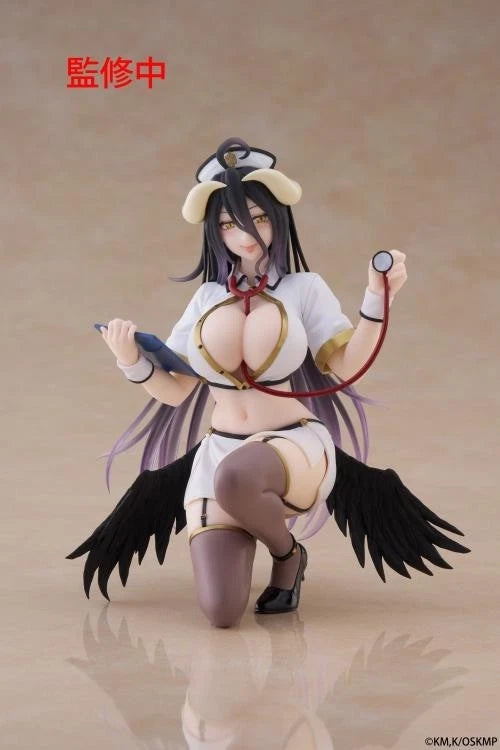 Overlord Albedo Nurse Ver Desktop Cute Taito Figure 13cm