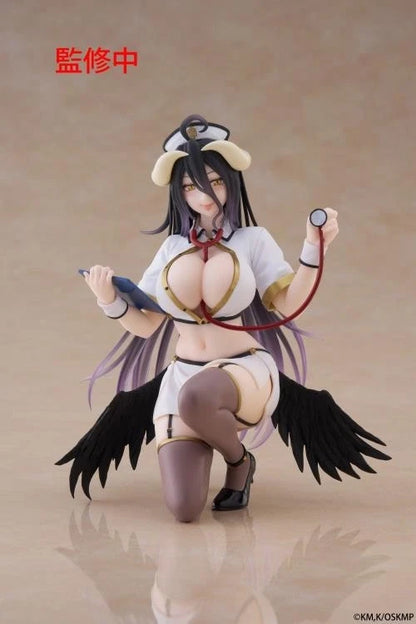 Overlord Albedo Nurse Ver Desktop Cute Taito Figure 13cm