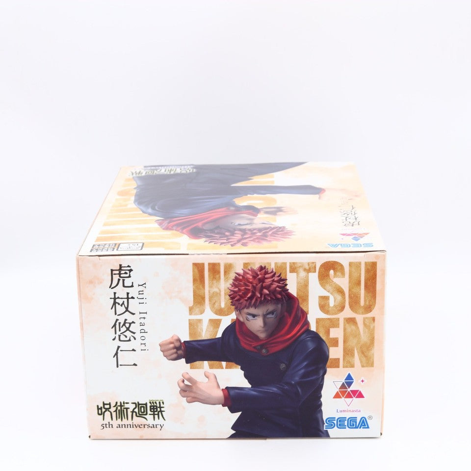 Jujutsu Kaisen Yuji Itadori 5th Anniversary Luminasta Figure 18cm SEGA