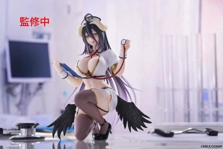Overlord Albedo Nurse Ver Desktop Cute Taito Figure 13cm
